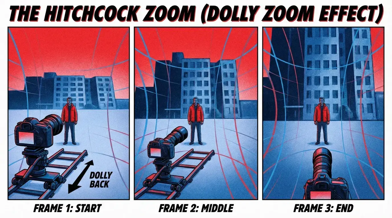 希区柯克变焦 Dolly Zoom 视觉效果解析 - MV视觉志 词典
